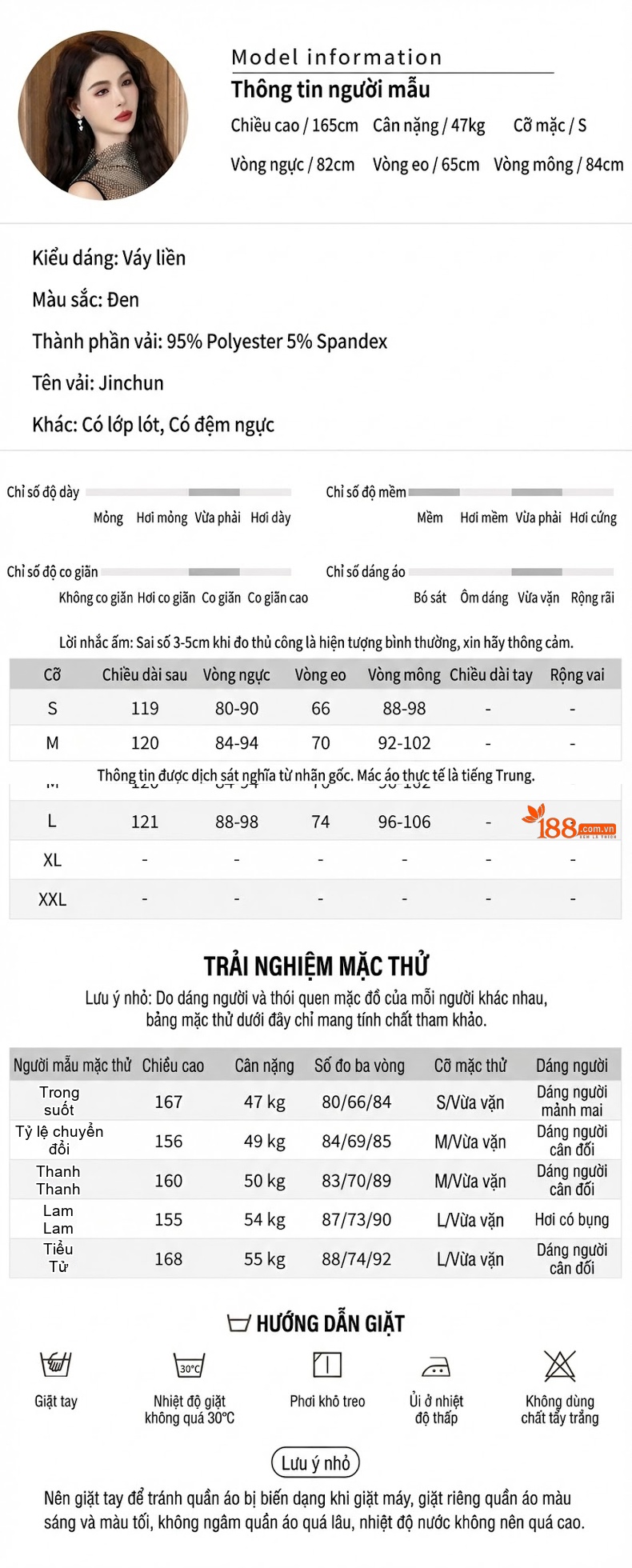 Váy liền thân Nữ Lưới Đính Đá Hở Vai Dáng Ôm Phong Cách Hepburn Thanh Lịch Màu Đen chi tiết 2