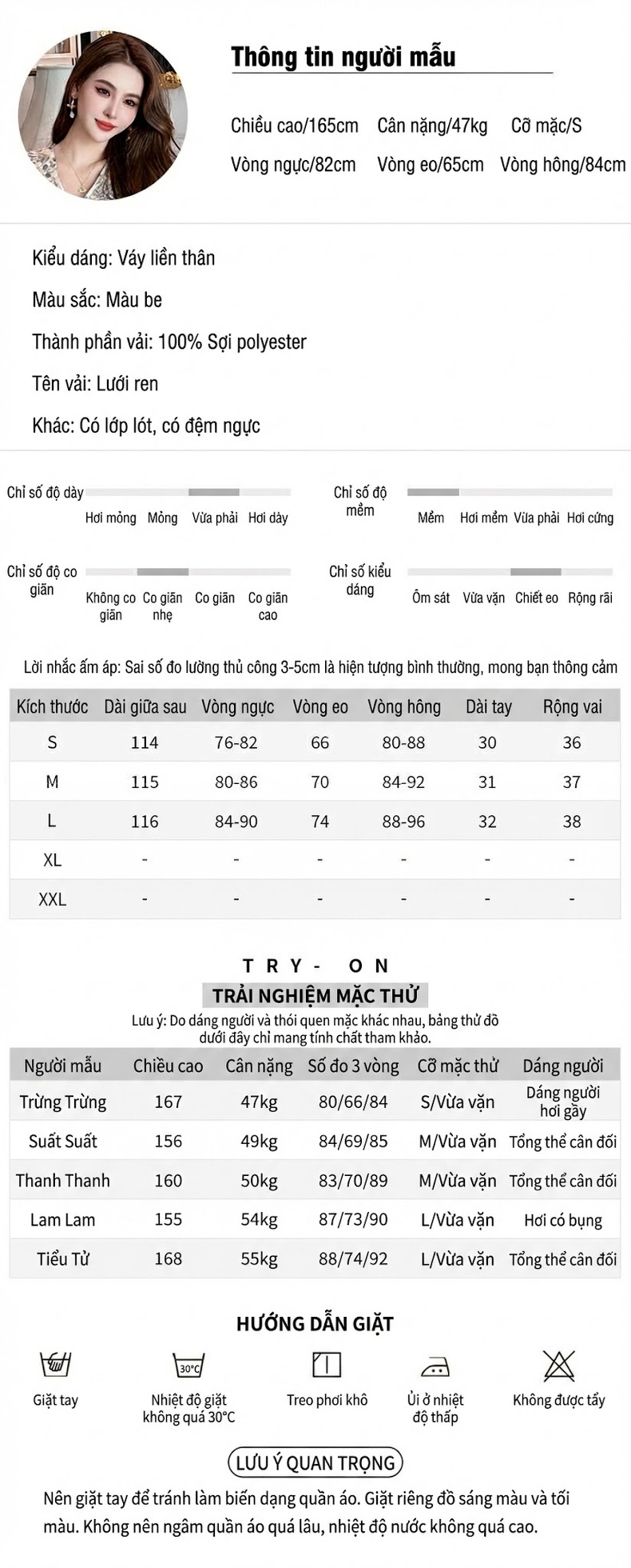 Váy liền thân Nữ Tay Bồng Phong Cách Cổ Điển, Eo Ôm, In Hoa, Ren Màu Xanh Lam chi tiết 2