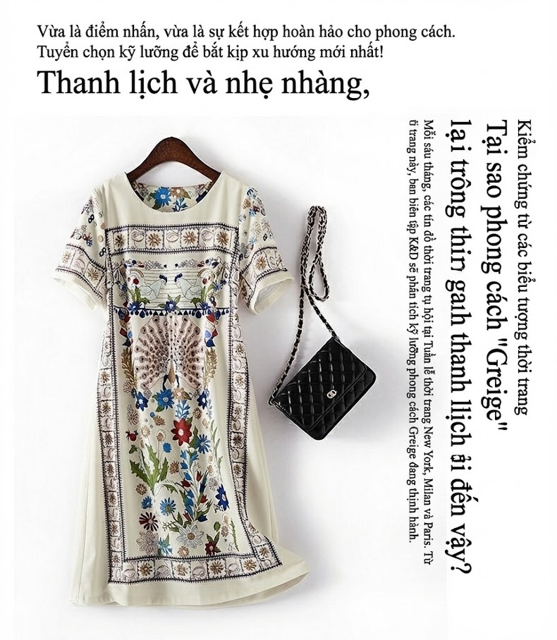Váy liền thân Nữ Tay Ngắn Dáng Ôm In Họa Tiết Che Bụng Màu Trắng Kem, Xanh Dương, Đỏ, Vàng chi tiết 8