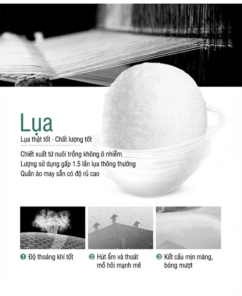 Váy Liền Thân Nữ Tay Ngắn Lụa Tằm Thượng Hạng Thiết Kế Quý Phái Màu Trắng chi tiết 1