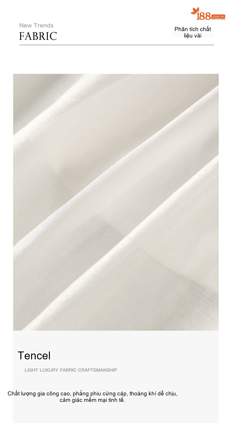 Váy liền thân Nữ Tencel dáng chữ A Cổ Điển Thiết Kế Hoa 3D Phong Cách Pháp Màu Trắng chi tiết 6