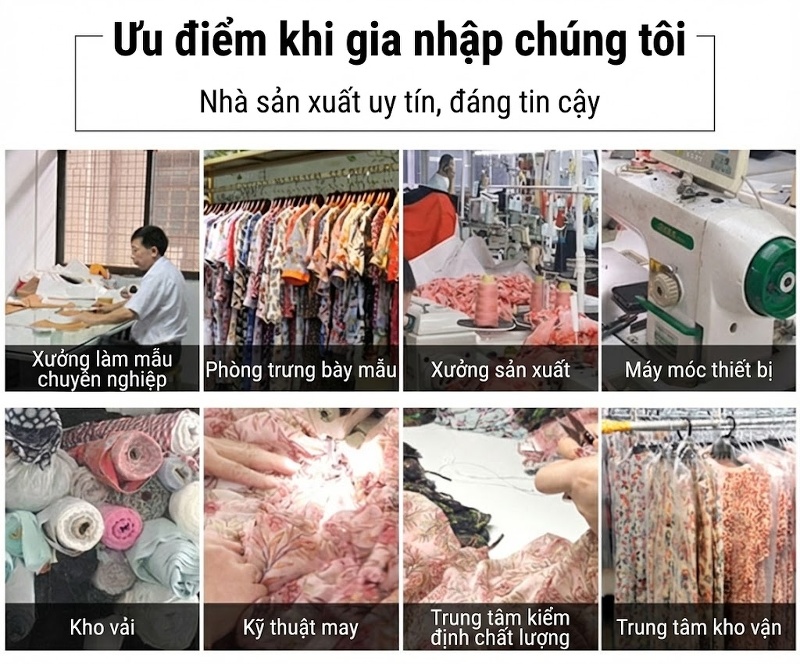 Váy Lụa Dài Tay Họa Tiết Hoa Nhí Thanh Lịch chi tiết 1