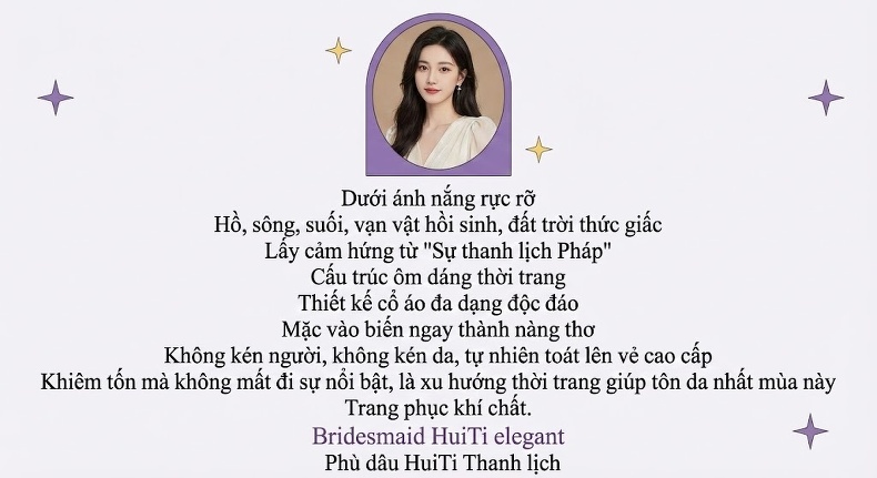 Váy Lụa Satin Hai Dây Dự Tiệc Cưới, Đính Hôn Màu Trắng chi tiết 3