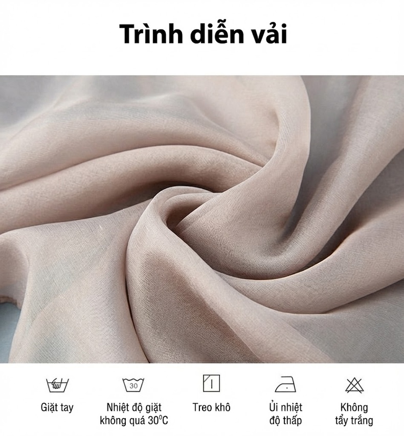 Váy Lụa Tằm Không Tay Đính Hạt Thiết Kế Tinh Tế Cao Cấp Màu Trắng, Đen chi tiết 4