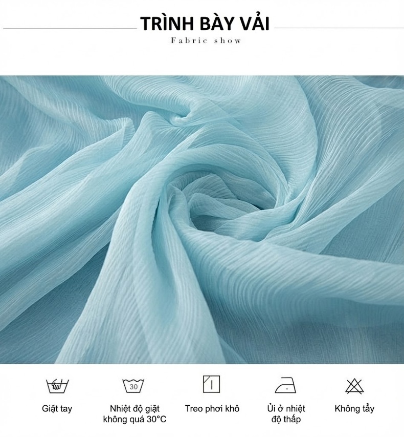 Váy Lụa Tằm Tơ Dáng Dài Thắt Eo Phong Cách Pháp Màu Hồng chi tiết 4