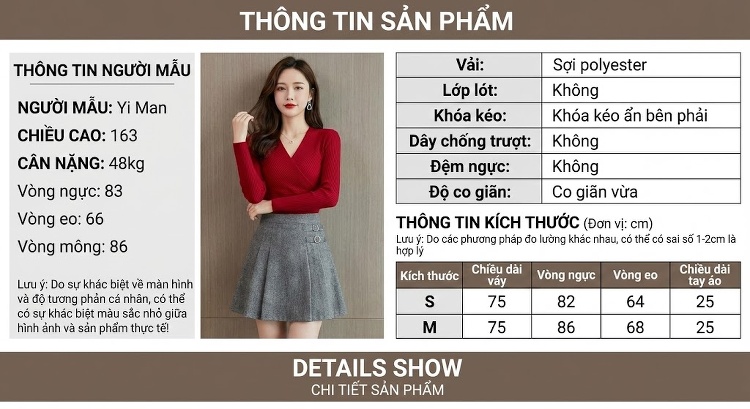 Váy Ngắn Chữ A Cổ Chữ V Xẻ Ngực Gợi Cảm Phong Cách Bar Club Màu Đen, Trắng chi tiết 2
