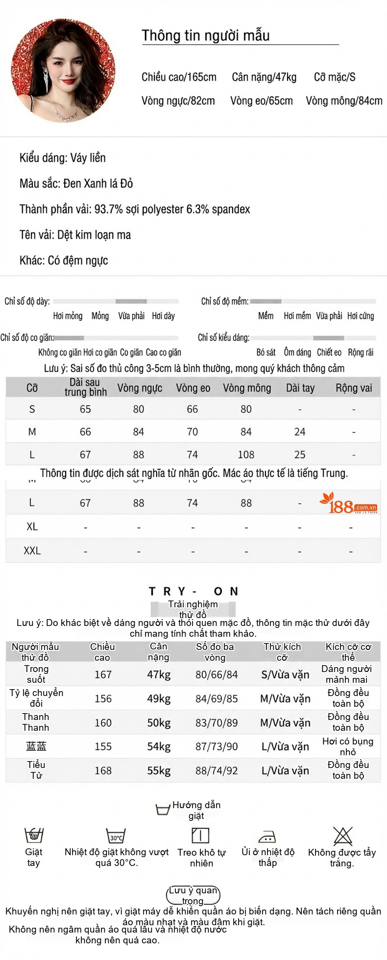 Váy Ôm Body Hai Dây Nữ Đính Đá Sexy Màu Đen, Đỏ, Xanh Lá chi tiết 2