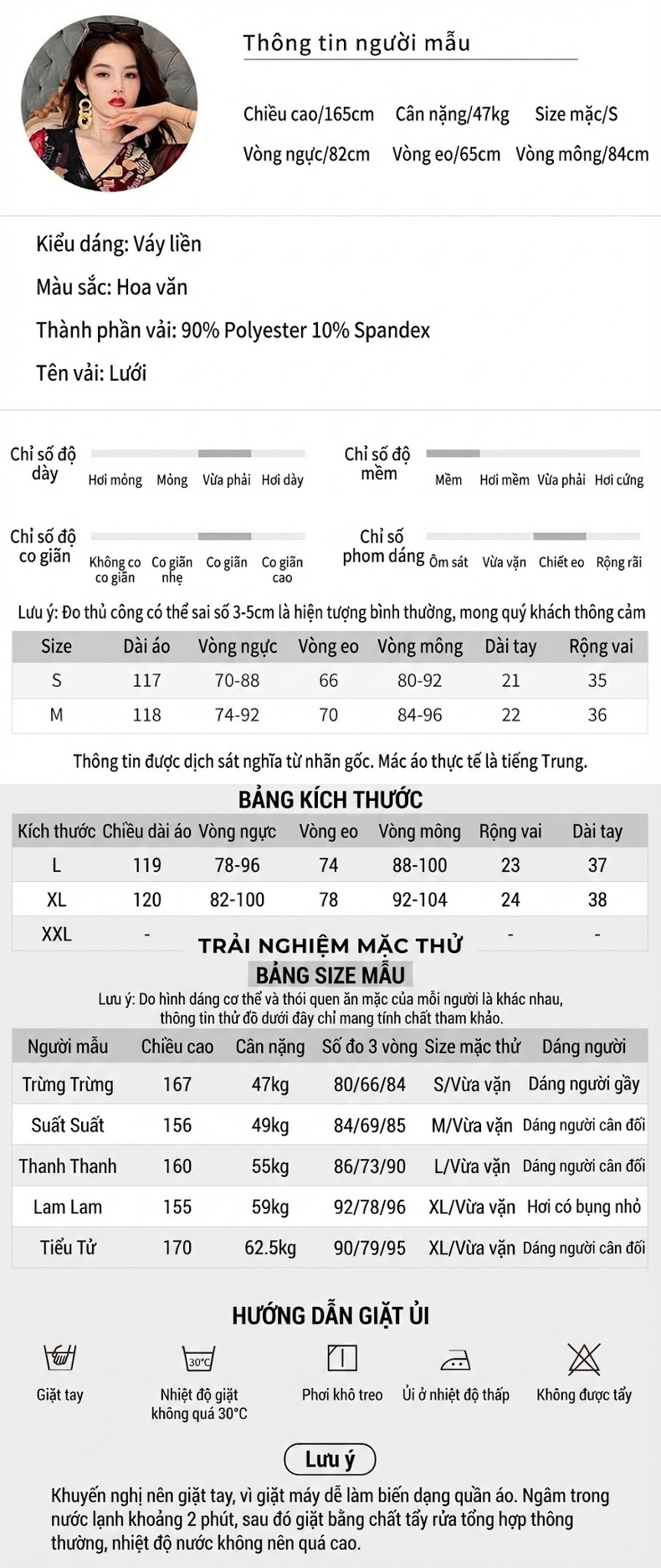 Váy Ôm Body Nữ Cổ Chữ V Họa Tiết Chữ Phong Cách Âu Mỹ chi tiết 2