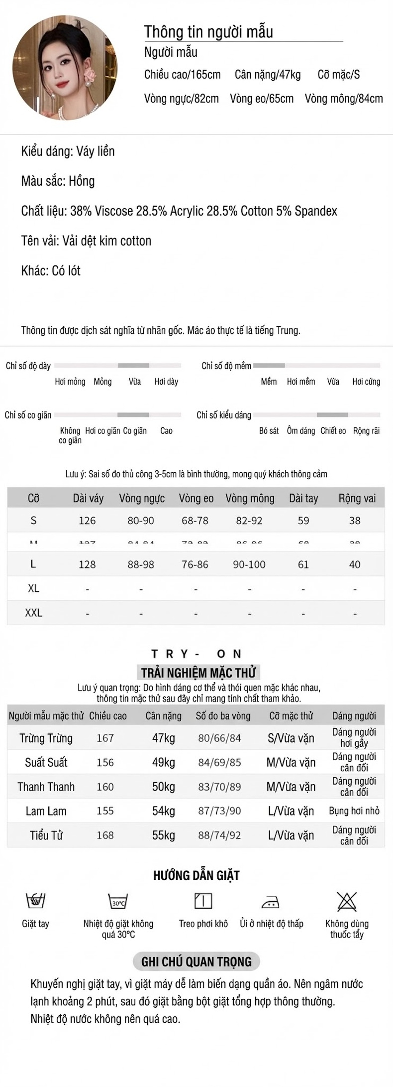 Váy Ôm Body Nữ Cổ chữ V Thiết Kế Bèo Nhún Dáng Dài Xẻ Tà Màu Hồng chi tiết 2