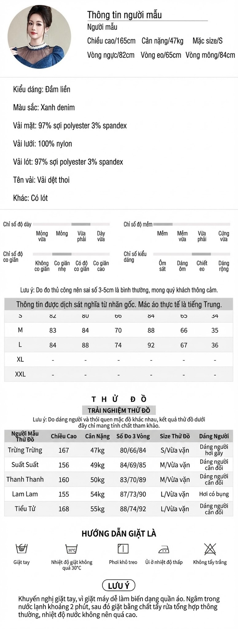 Váy Ôm Body Nữ Dài Tay Đính Hạt Cườm Thiết Kế Xếp Ly Màu Xanh Đen chi tiết 2