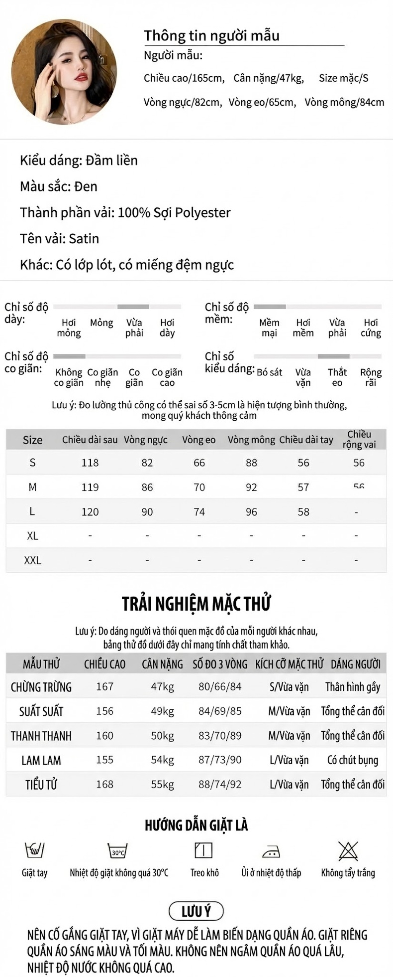 Váy Ôm Body Nữ Dáng Dài Tay Dài Phối Ren Gợi Cảm Màu Đen chi tiết 2