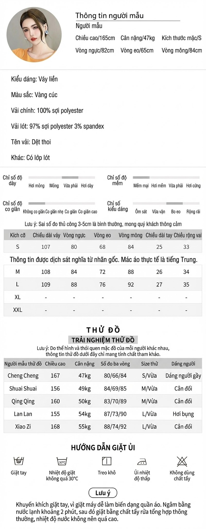 Váy Ôm Body Nữ Tay Bồng Thiết Kế Sang Trọng Đính Đá Dự Tiệc Màu Vàng chi tiết 2