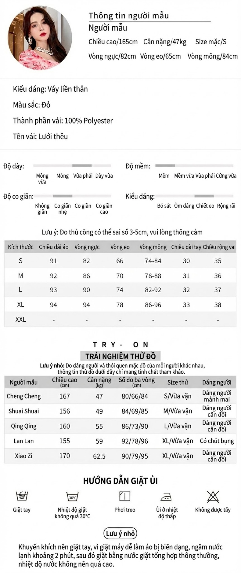 Váy Ôm Body Nữ Tay Lỡ Cổ chữ Vuông Xếp Ly Chất Liệu Voan Lụa Họa Tiết Hoa Nhí Màu Hồng chi tiết 2