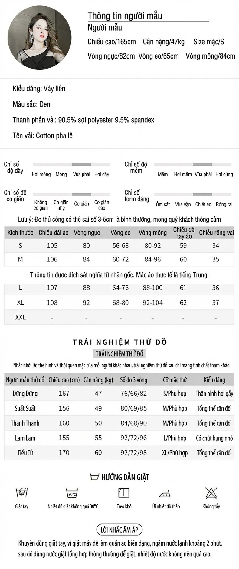 Váy Ôm Body Nữ Tay Lưới Dài Hở Vai Quyến Rũ Màu Đen chi tiết 3