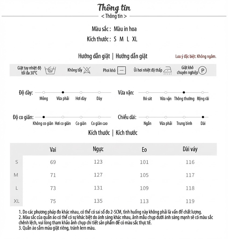 Váy Polo Nữ Dáng Dài Họa Tiết Hoa Phong Cách Cổ Điển Màu Đen, Xám chi tiết 2