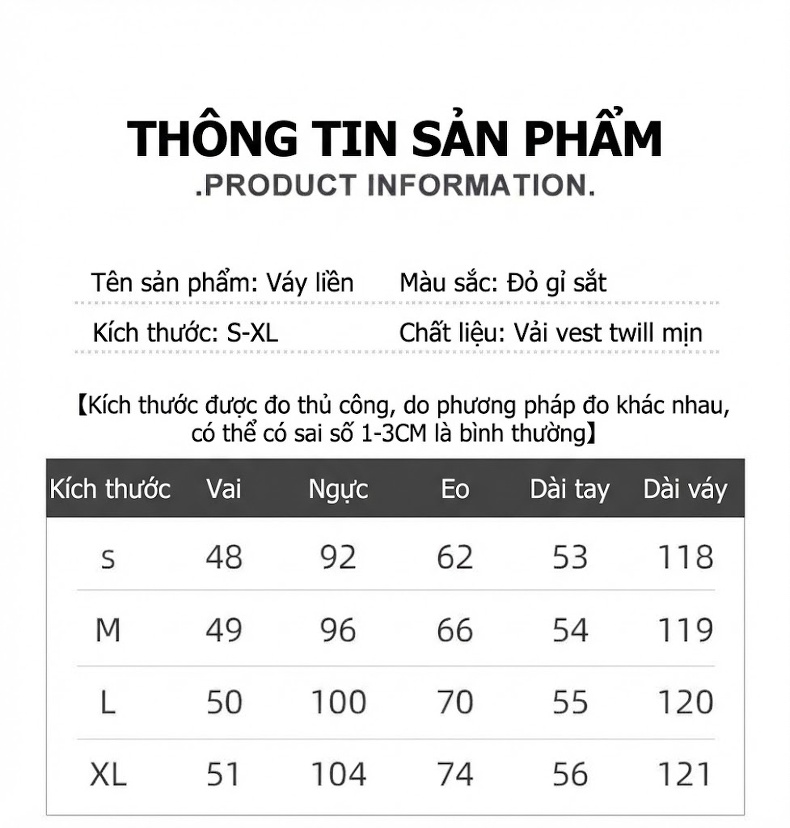 Váy Sơ Mi dáng chữ A Nữ Phong Cách Pháp Thanh Lịch Màu Đỏ Rượu Vang chi tiết 5