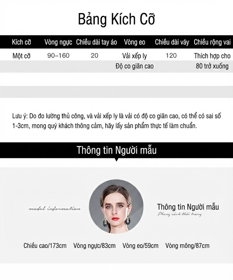 Váy Suông Nữ Dập Ly, Xếp Ly Thiết Kế Tua Rua, Co Giãn Tốt, Phong Cách Thanh Lịch Màu Hồng, Xanh Dương, Đỏ, Đen... chi tiết 8