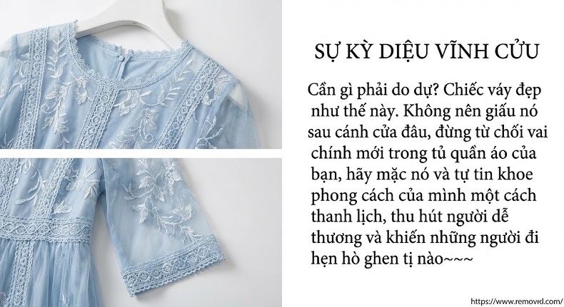 Váy Suông Thêu Hoa Nữ Lụa Tằm Màu Trắng, Đỏ, Đen, Xanh... chi tiết 12