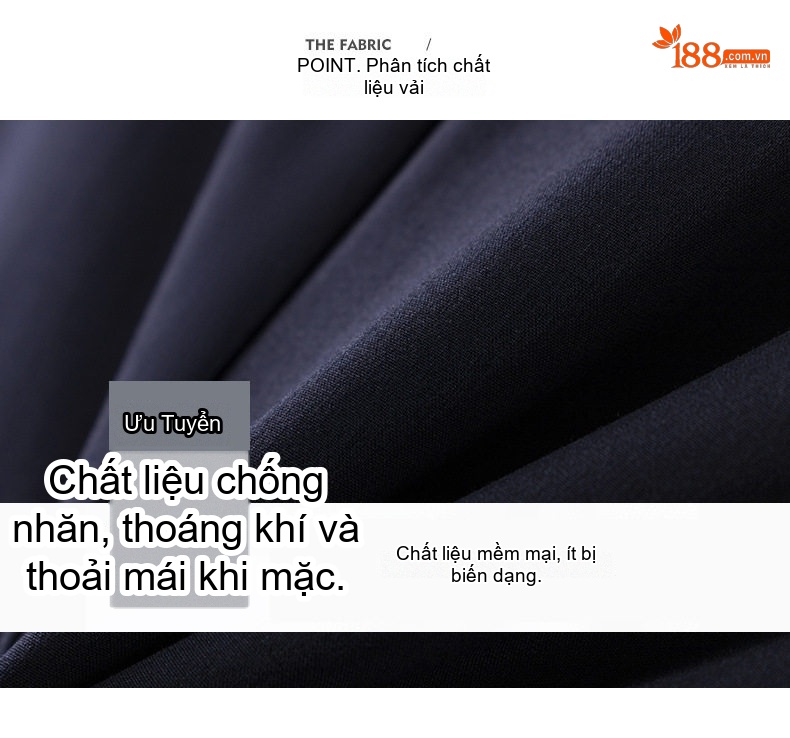 Váy Vest Công Sở Nữ Tay Ngắn dáng chữ A Thanh Lịch Màu Đen, Xanh Navy chi tiết 8