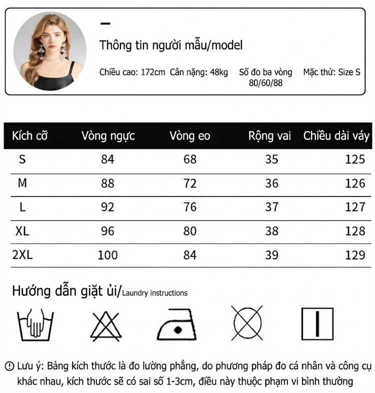 Váy Yếm dáng chữ A Thắt Eo Phong Cách Pháp Sang Trọng Màu Đen chi tiết 5