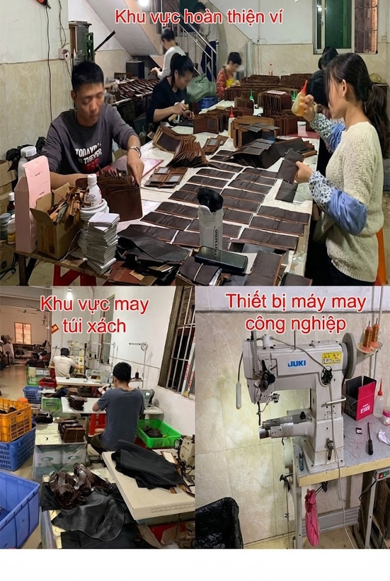 Ví Cầm Tay Dài Nam/Nữ Da Bò Mad Dog Khóa Kéo Phong Cách Business Màu Nâu, Nâu Đậm chi tiết 1