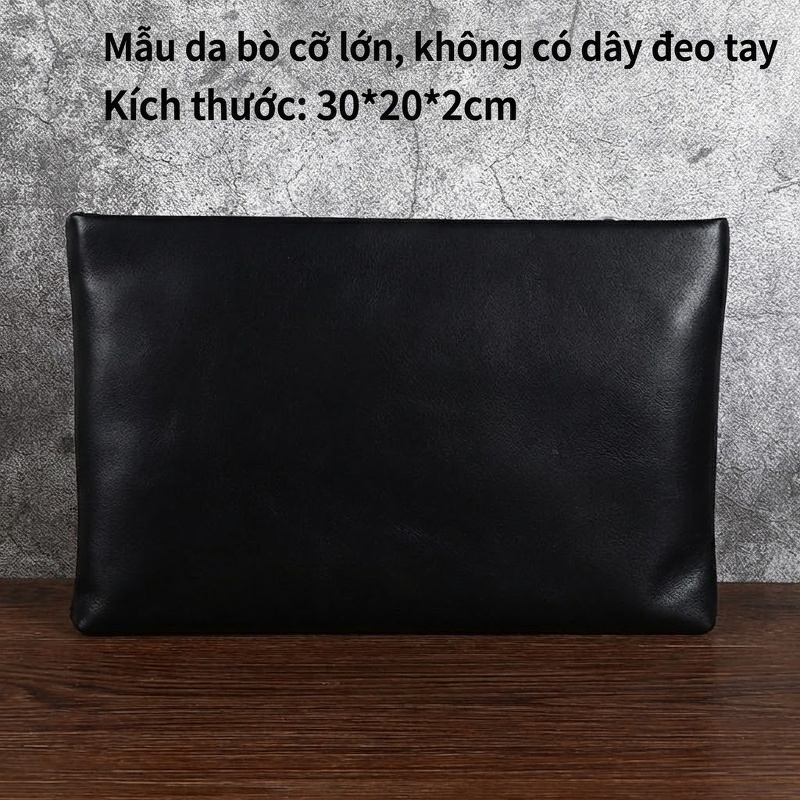 Màu đen da bò mẫu lớn không dây