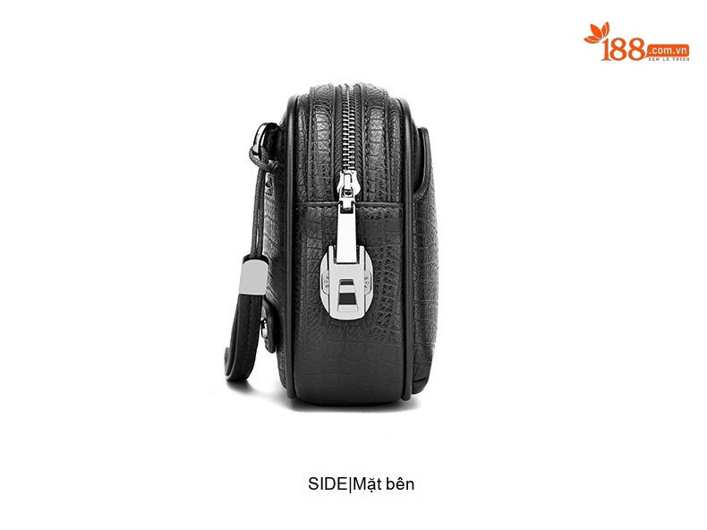 Ví Cầm Tay Nam Khóa Số Chống Trộm Da Mềm Vân Đá Lớn Đựng Tiền Điện Thoại Màu Đen, Nâu chi tiết 22