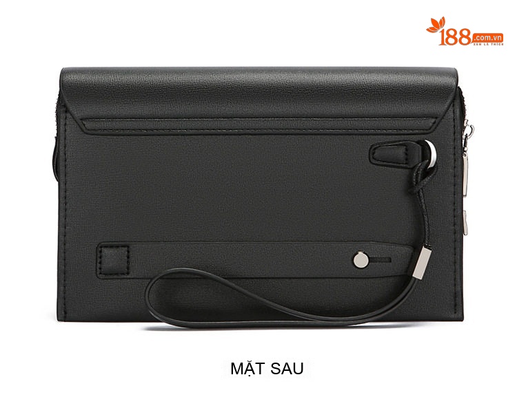 Ví Cầm Tay Nam Khóa Số Vân Cá Sấu Da Mềm chi tiết 29