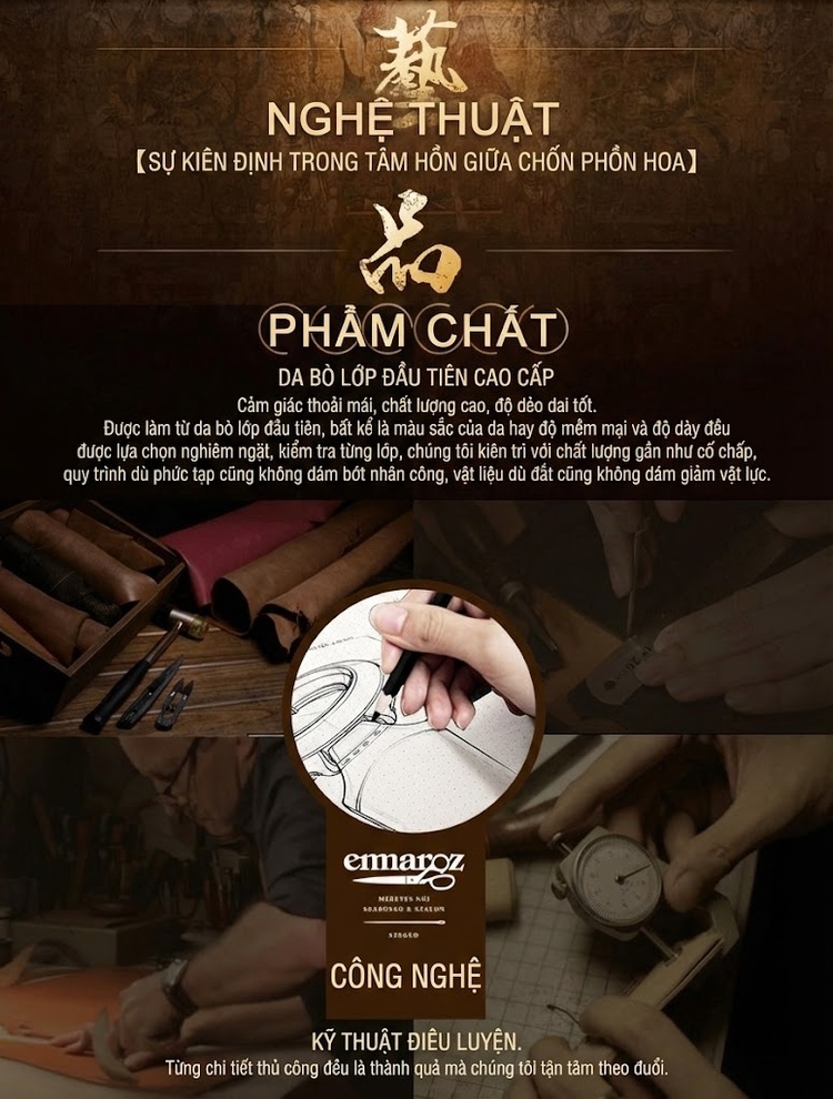 Ví Dài Nữ Da Thật Khóa Kéo Phong Cách Retro, Ví Cầm Tay Đa Năng Màu Nâu, Xanh Dương, Xanh Lá... chi tiết 1