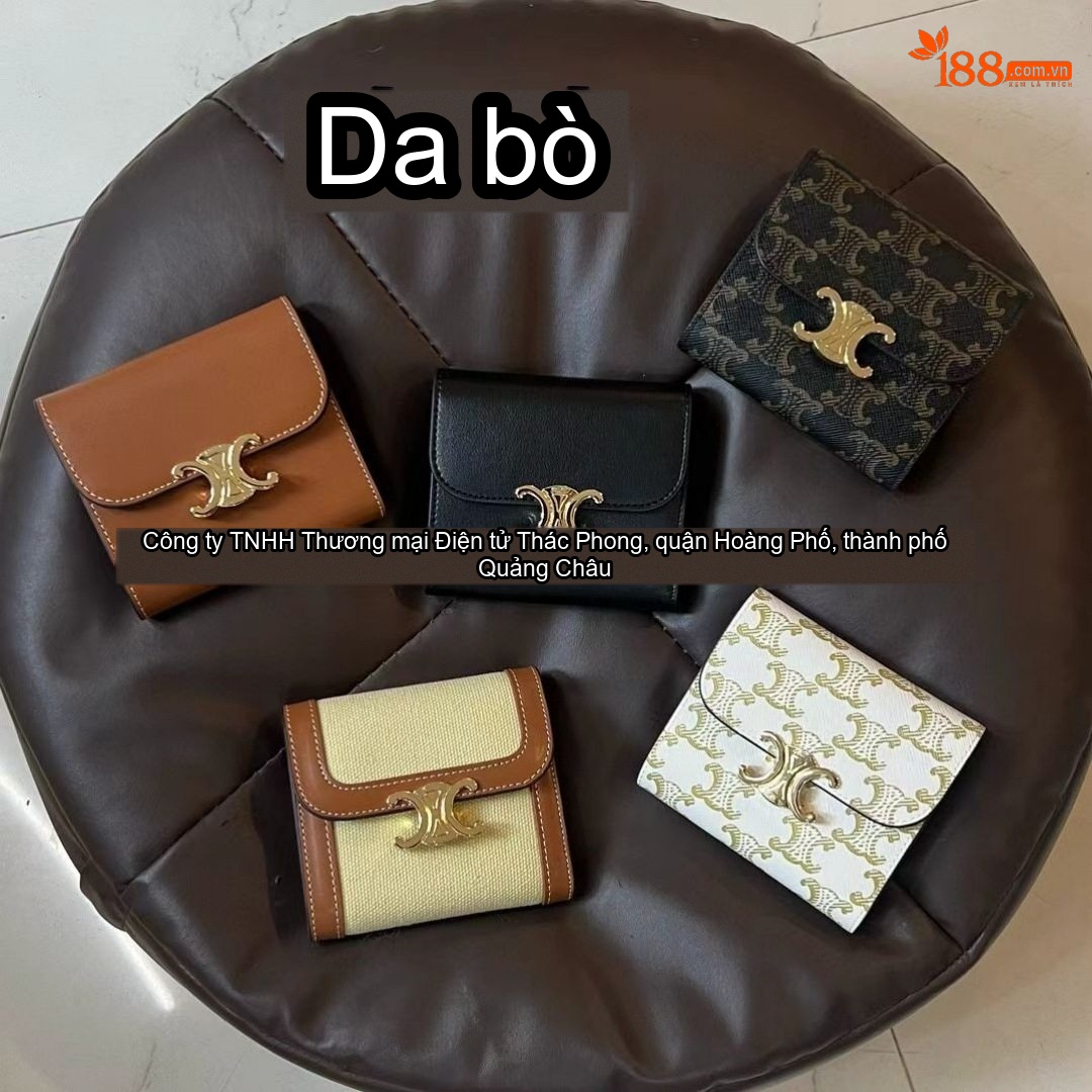 Ví Nữ Da Bò Vân Đà Điểu Cầm Tay Nhiều Ngăn Màu Nâu, Đen chi tiết 11